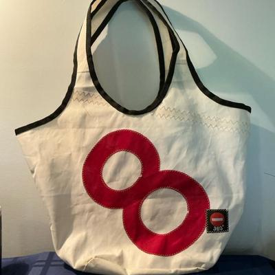 Large Ship Sail Tote Bag 360 Degrees