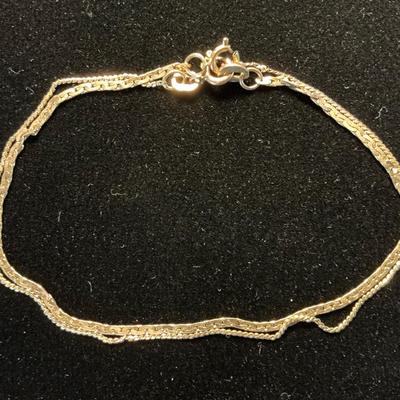 14k Gold Bracelet Pair (2.08 Grams)