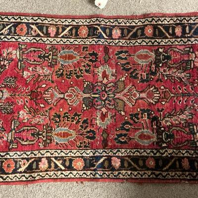 Small Red Oriental Rug (B23)