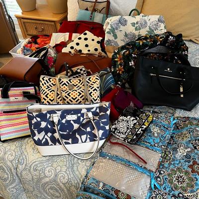 Large Lot Of Ladies Bags & Purses