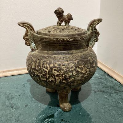 Iron Chinese Perfume Or Incense Burner
