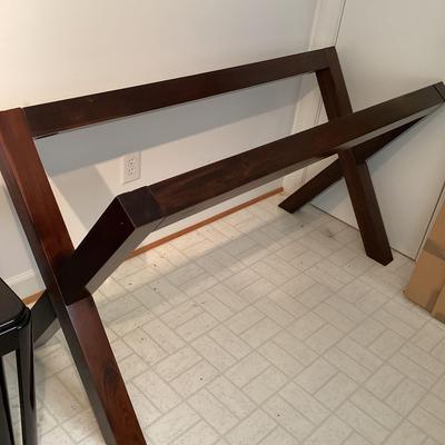 Disassembled Glass Top Table