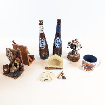 Lot #125 - Vintage Baseball Collectibles and Decor