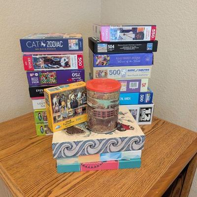 Lot #177 - Assorted Puzzles Collection