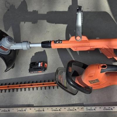 Black & Decker Yard Tools & Battery