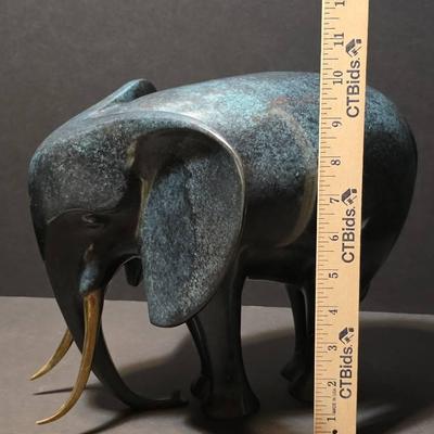 Large & Rare Original Loet Vanderveen AP #3/10 Elephant Bronze Sculpture 