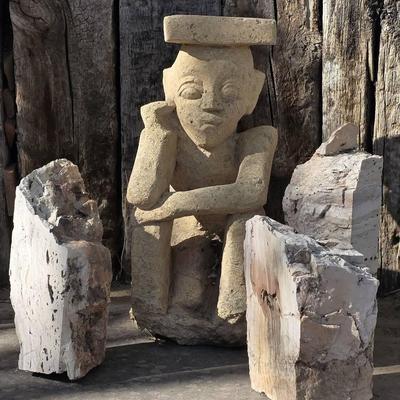 Thinking Man Outdoor Sculpture + 