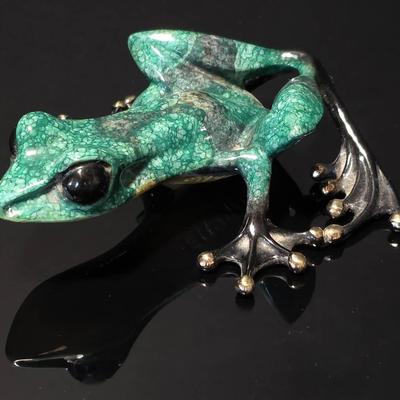 "Focused" - Original Tim "Frogman" Cotterill Bronze Sculpture 
