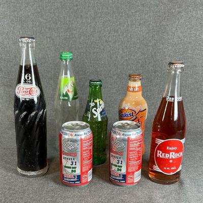 Assorted Unusual Collectible Soda Bottles And Cans