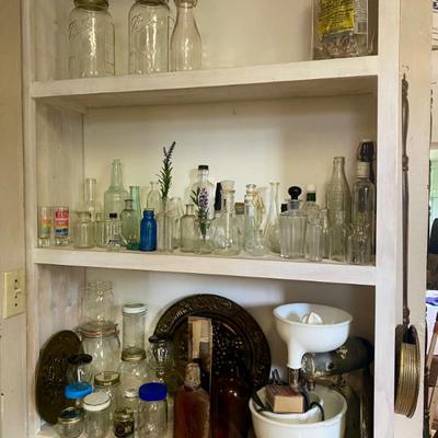 Several old bottles