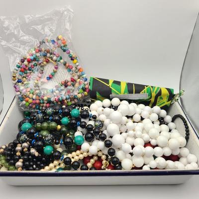 Bead necklaces
