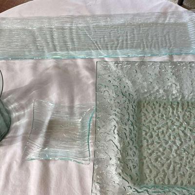 Aqua Green Glass Items 