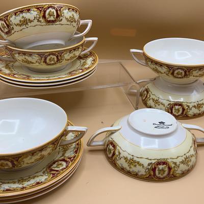Vintage Crown Ducal Cups And Saucers 
