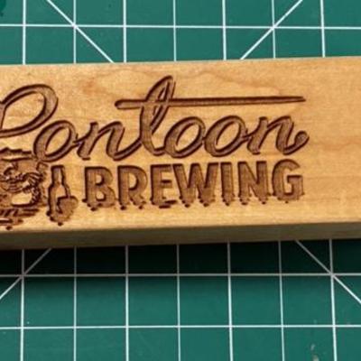 Lg5244 pontoon brewing beer ale ipa lager tap handle knob