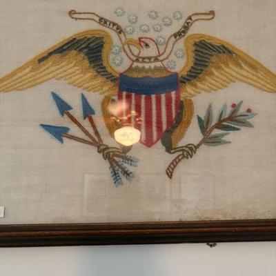 Framed needlework
