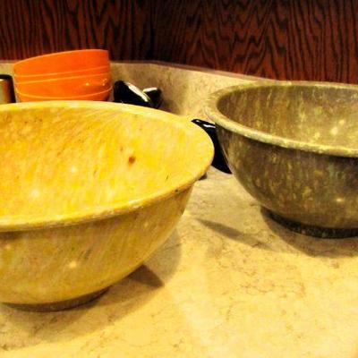 Texas Ware confetti bowls