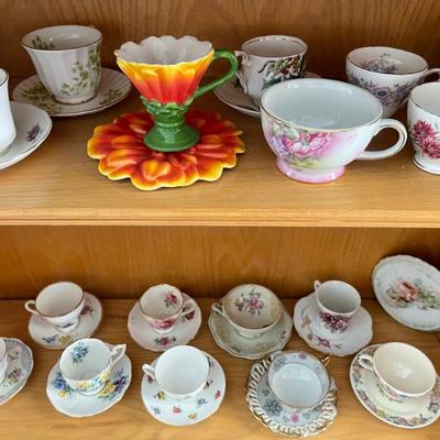Cup and saucer collection 