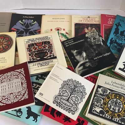HUGE Vintage Paper Cut& Silhouette Crafts Book lot