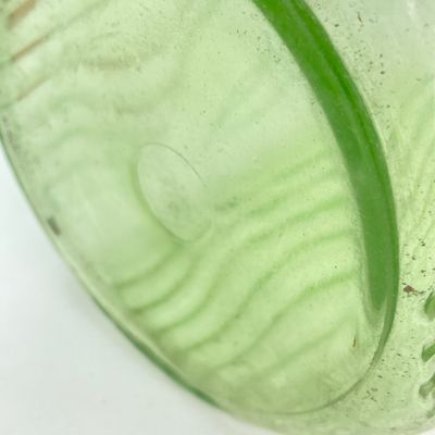 LOT 296: Lidded Uranium Glass Jars