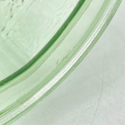 LOT 296: Lidded Uranium Glass Jars