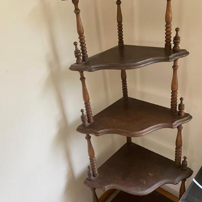 Antique Mahogany Fretwork Shelf