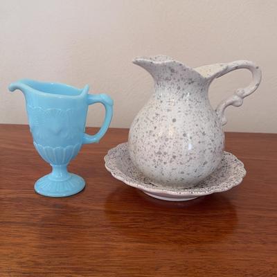Pair Of Vintage Pitchers (Country Side Collection)