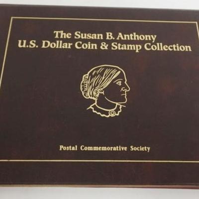 1145	US DOLLAR SUSAN B ANTHONY COIN AND STAMP COLLECTION
