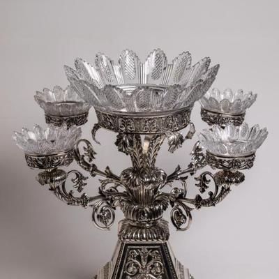 George IV Epergne Birmingham 1824 Sterling (tested) Bid Item