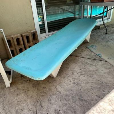 Vintage sunbathing platform/lounger