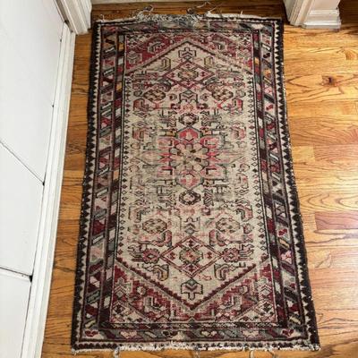 Lot #225 - Antique Handwoven Persian Rug