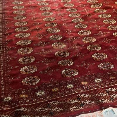 Large Tekke Handwoven Rug  9' x 12'