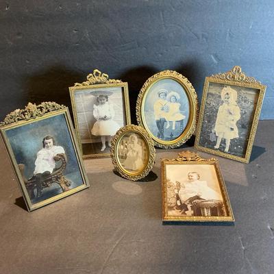 Antique Portraits And Frames ca 1895