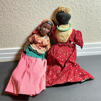 Antique Folk Art Dolls