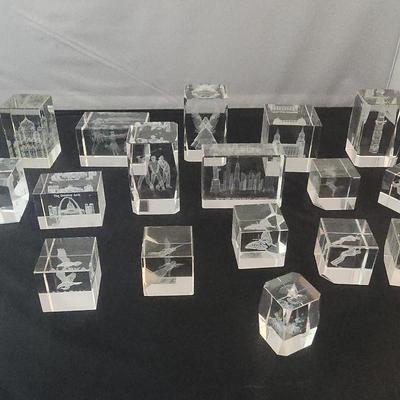Laser Etched Crystal Glass Collection 2