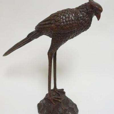 1217	BRONZE STATUE OF A PHEASANT APPROXIMATELY 18 IN H
