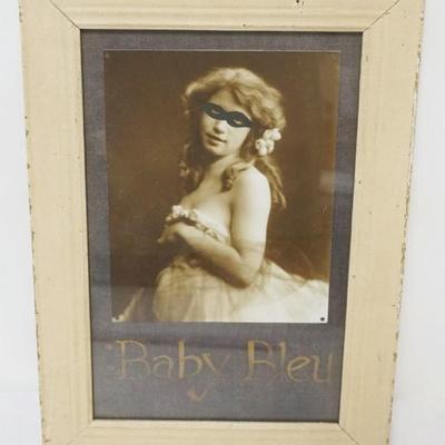 1188	FRAMED PHOTO TITLED *BABY BLEU* APPROXIMATELY 12 1/8 IN X 17 1/8 IN
