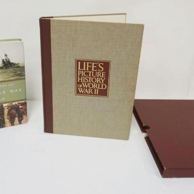 1169	LIFES PICTURE HISTORY OF WORLD WAR II 1950 W/BOOK SLEEVE & ILLUSTRATED HISTORY OF THE FIRST WORLD WAR, JOHN KEEGAN KNOPF 2001,...