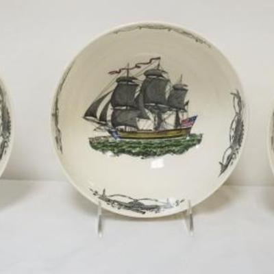 1114	WEDGWOOD AMERICAN INDEPENDENCE, AMERICAN HERITAGE, METROPOLITAN MUSEUM OF ART, COMEMORATIVE SERIES INCLUDING 8 IN BOWLS
