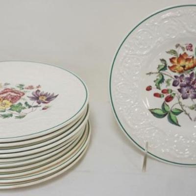 1138	BOGNOR WEDGWOOD PATRICIAN PLATES, 11-8 3/4 IN
