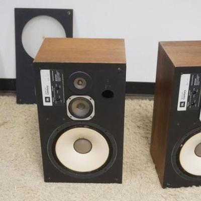 1270	JBL MODEL L100 CENTURY SPEAKERS, APPROXIMATELY 14 1/4 IN X 11 3/4 IN X 23 1/2 IN

