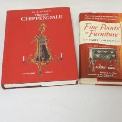 1170	GROUP OF ASSORTED REFERENCE BOOKS, FABERGE, THOMAS CHIPPENDALE, SACKS FINEPOINTS OF FURNITURE & US COINS, LARGEST APPROXIMATELY...