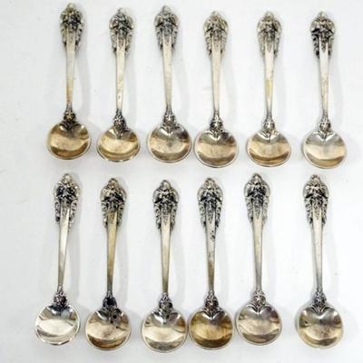 1221	STERLING SILVER WALLACE GRAND BAROQUE SPOONS, 1.94 OZT
