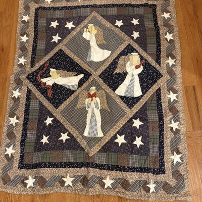 55” x 44” quilt
