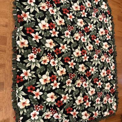 56” x 67” homemade lined throw 