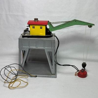 American Flyer 583A electromagnetic crane, S gauge, 8 1/2” h