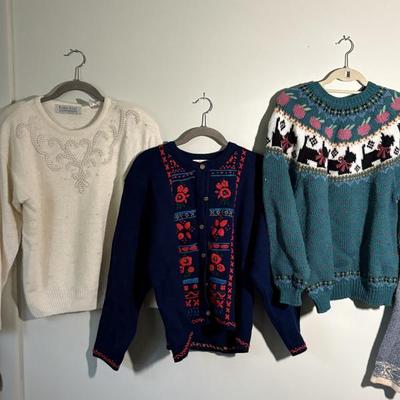 Vintage 80's sweaters