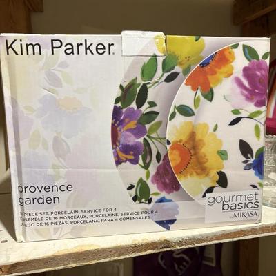 Mikasa dishware in box