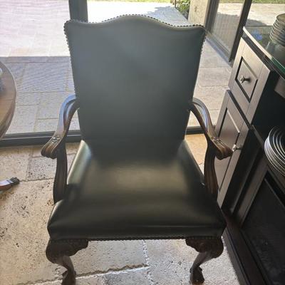 LEATHER CHAIR
Available for presale.  Please refer to "Presale" information.  TEXT 760-668-0554 to buy