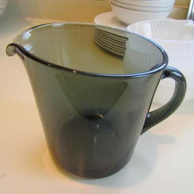 MCM Kaj Franck small glass pitcher