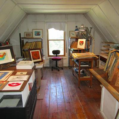 Noel Spangler's studio